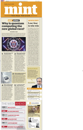 Cover of Mint Bangalore