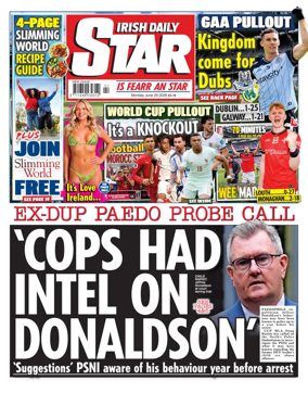 Cover of Irish Daily Star