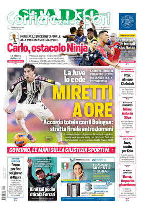 Cover of Corriere dello Sport Stadio (Bologna)