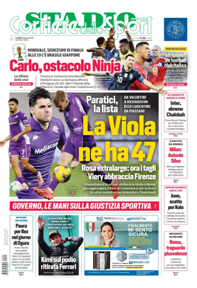 Cover of Corriere dello Sport Stadio (Firenze)