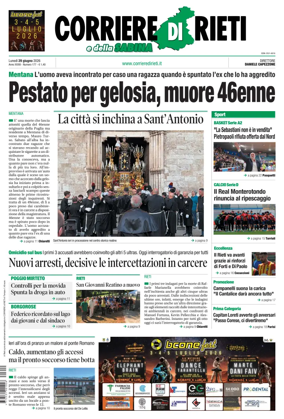 Cover of Corriere di Rieti