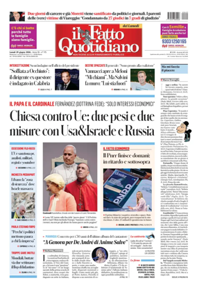 Cover of Il Fatto Quotidiano