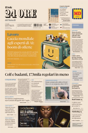 Cover of Il Sole 24 Ore