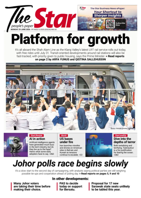 Cover of The Star Malaysia