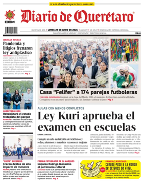 Cover of Diario de Queretaro
