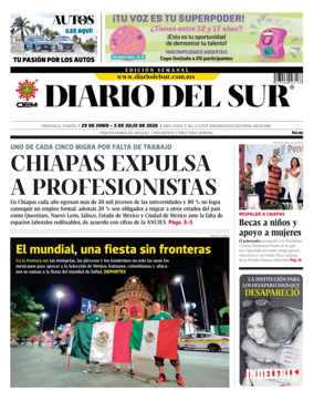 Cover of Diario del Sur