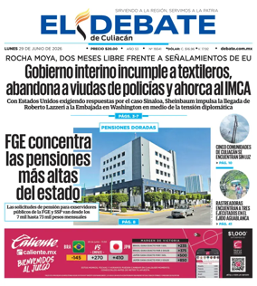 Cover of El Debate de Culiacan