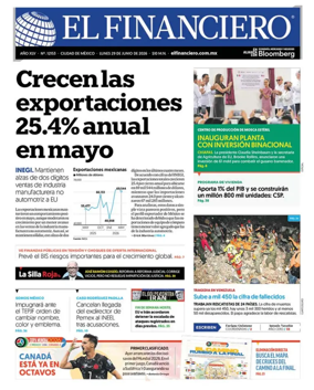 Cover of El Financiero