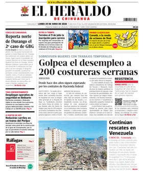 Cover of El Heraldo de Chihuahua