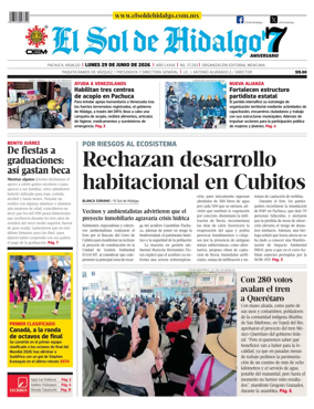 Cover of El Sol de Hidalgo