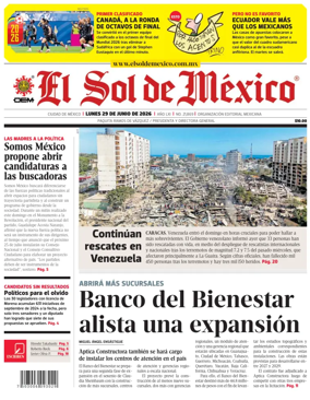 Cover of El Sol de Mexico