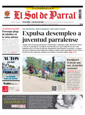 Cover of El Sol de Parral