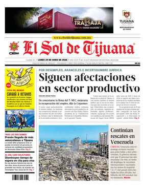 Cover of El Sol de Tijuana
