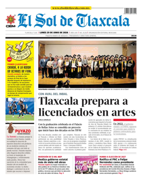 Cover of El Sol de Tlaxcala