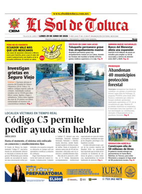 Cover of El Sol de Toluca