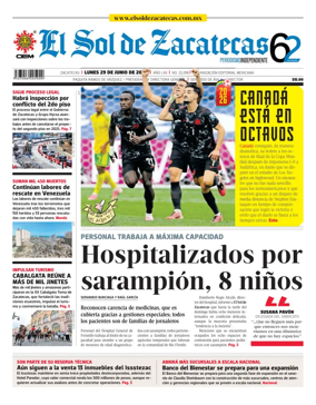 Cover of El Sol de Zacatecas