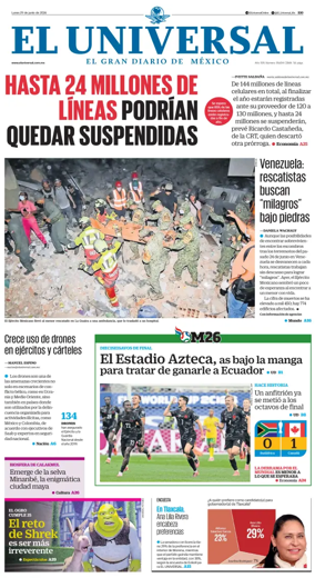 Cover of El Universal