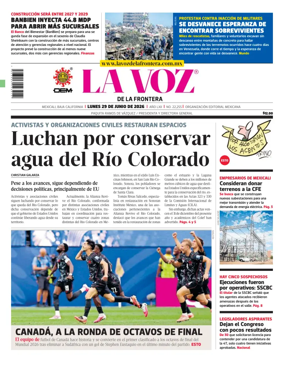 Cover of La Voz de la Frontera