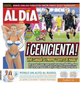 Cover of Periodico Al Dia (Leon)