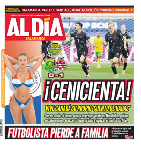Cover of Periodico Al Dia (Salamanca)
