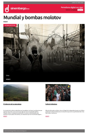 Cover of Sin Embargo Opinion