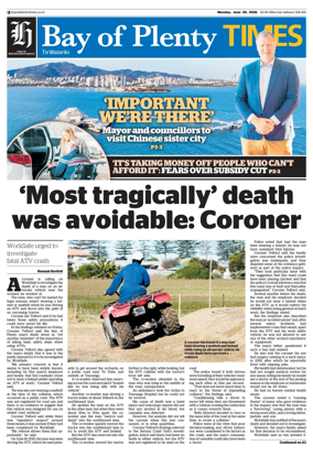Cover of Bay of Plenty Times