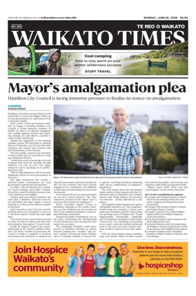 Cover of Waikato Times