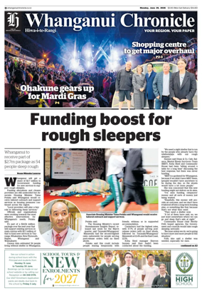 Cover of Whanganui Chronicle