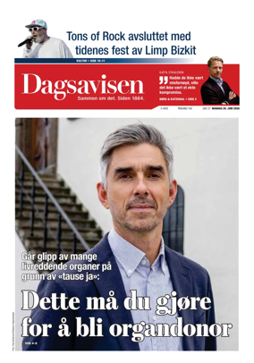 Cover of Dagsavisen