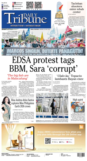 Cover of Daily Tribune (Philippines)