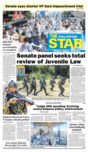 Cover of The Philippine Star