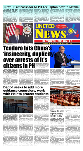 Cover of United News - English Edition