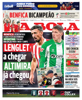 Cover of A BOLA (Portuguese)
