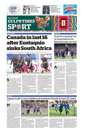 Cover of Gulf Times Sport
