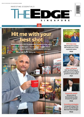 Cover of The Edge Singapore