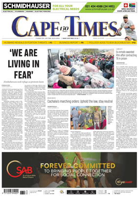 Cover of Cape Times