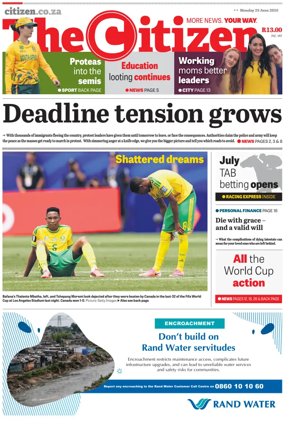 Cover of The Citizen (Gauteng)