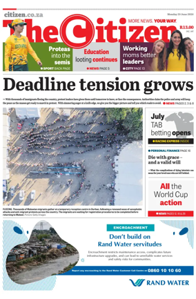 Cover of The Citizen (KZN)