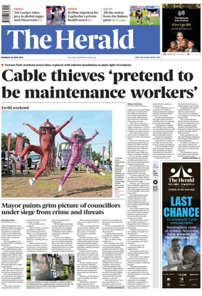 Cover of The Herald (South Africa)