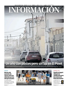 Cover of Diario Informacion (Elche y Vega Baja)