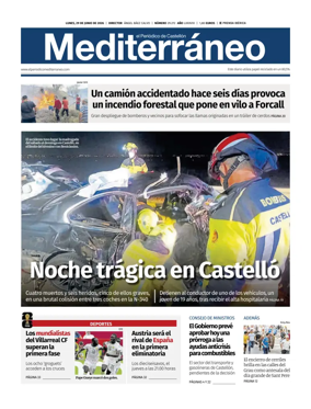 Cover of El Periodico Mediterraneo