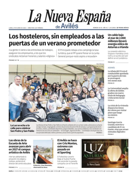 Cover of La Nueva Espana (Aviles)