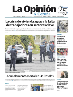 Cover of La Opinion de A Coruna