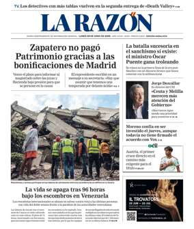 Cover of La Razon (Andalucia)