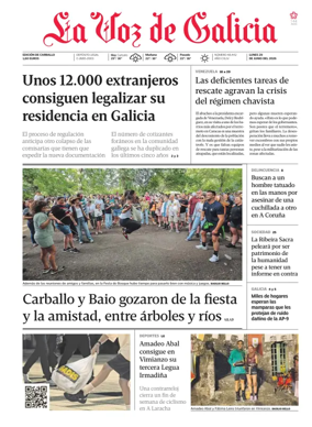 Cover of La Voz de Galicia (Carballo)