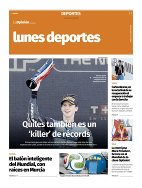 Cover of Lunes Deportes