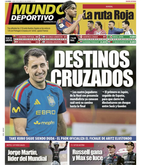 Cover of Mundo Deportivo (Gipuzkoa)