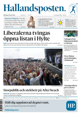 Cover of Hallandsposten