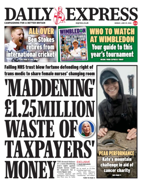 Cover of Daily Express