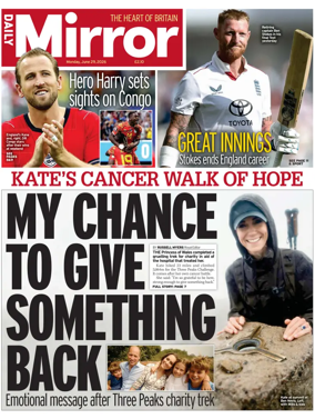 Cover of Daily Mirror